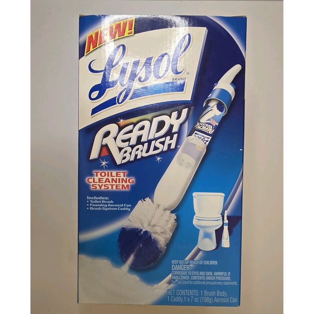 ysol Ready Brush Toilet Bowl Cleaning System w/ Refill New Discontinued HTF